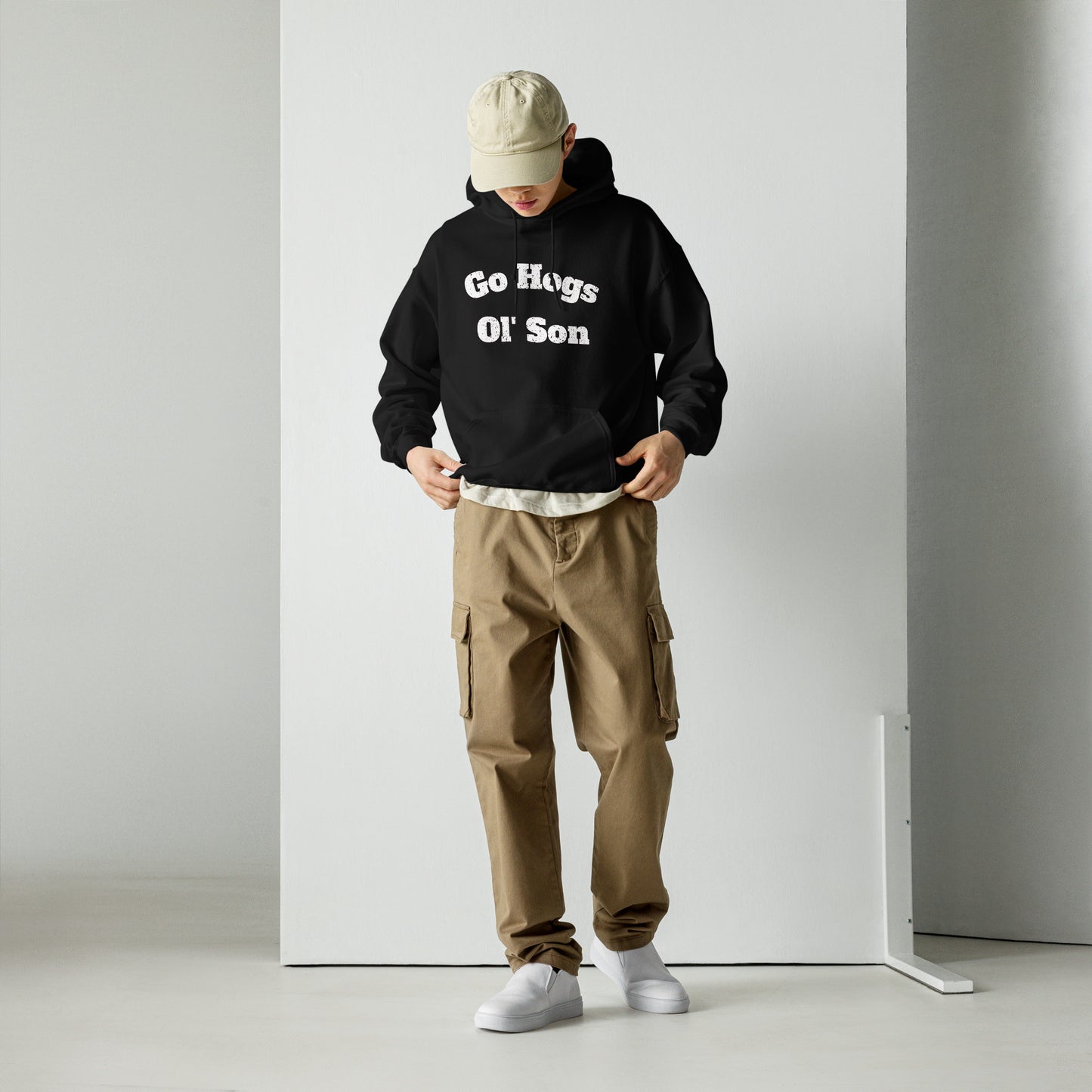 Go Hogs Ol' Son Unisex Hoodie - Black