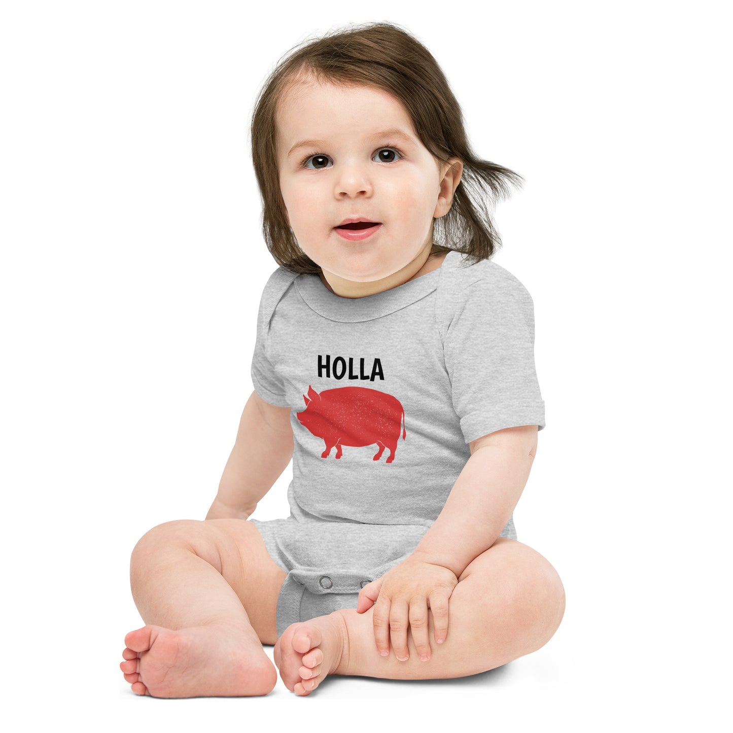 HOLLA Baby! 2 colors, short sleeve one piece