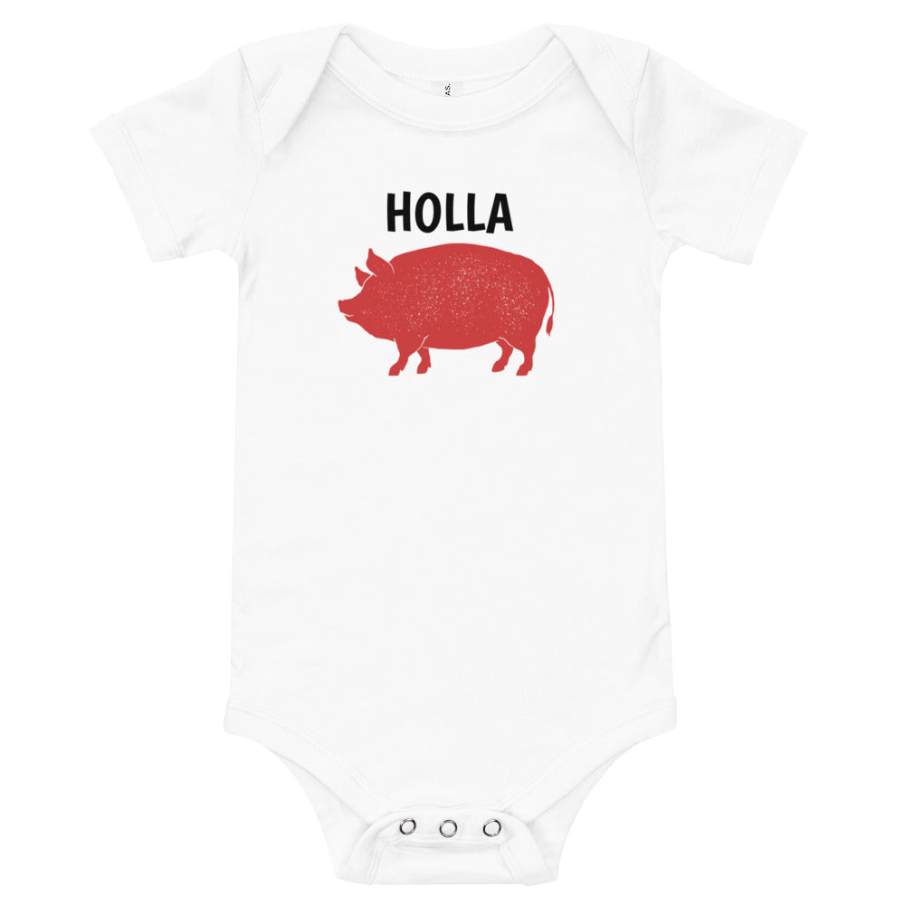 HOLLA Baby! 2 colors, short sleeve one piece
