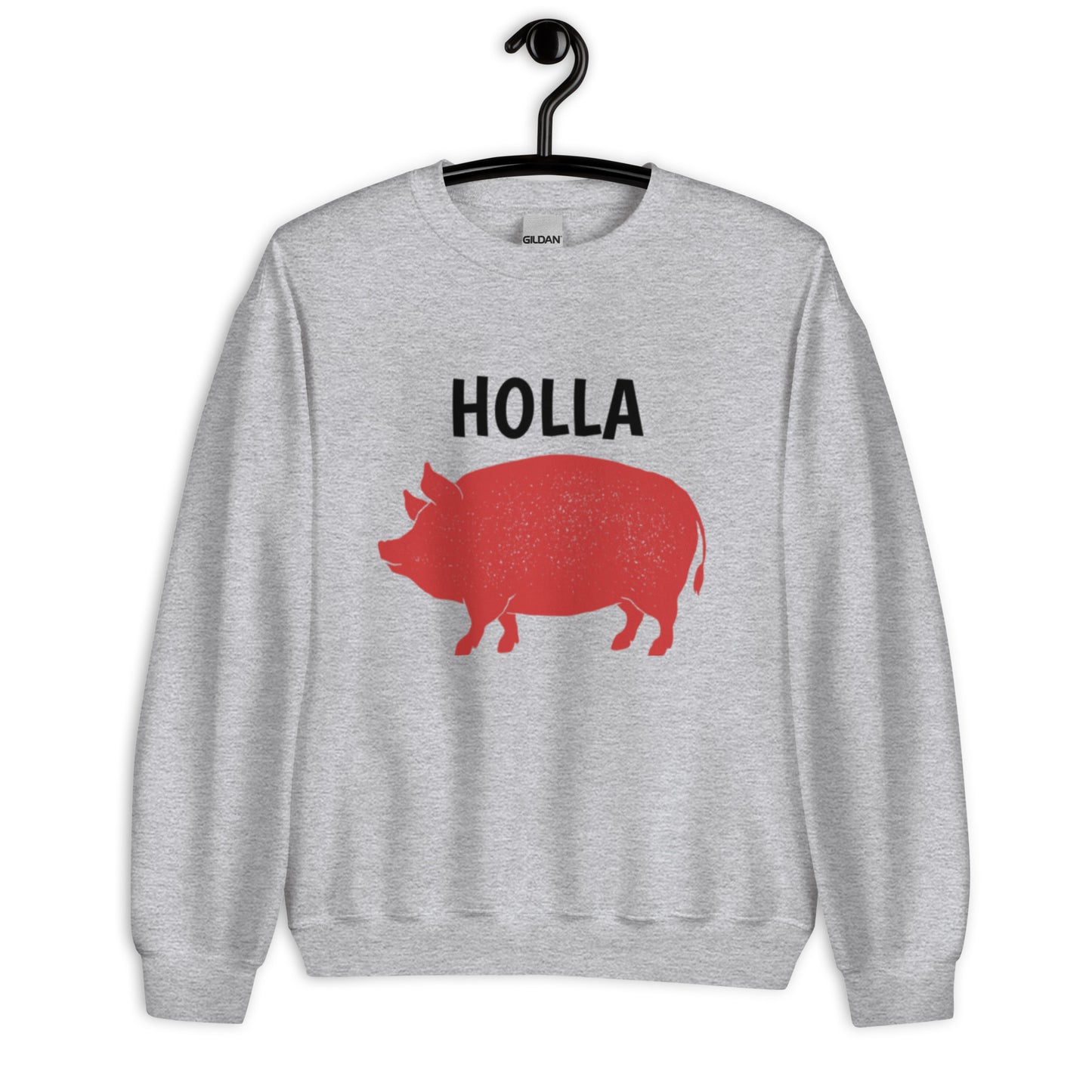 HOLLA Adult! Gray, Unisex Sweatshirt
