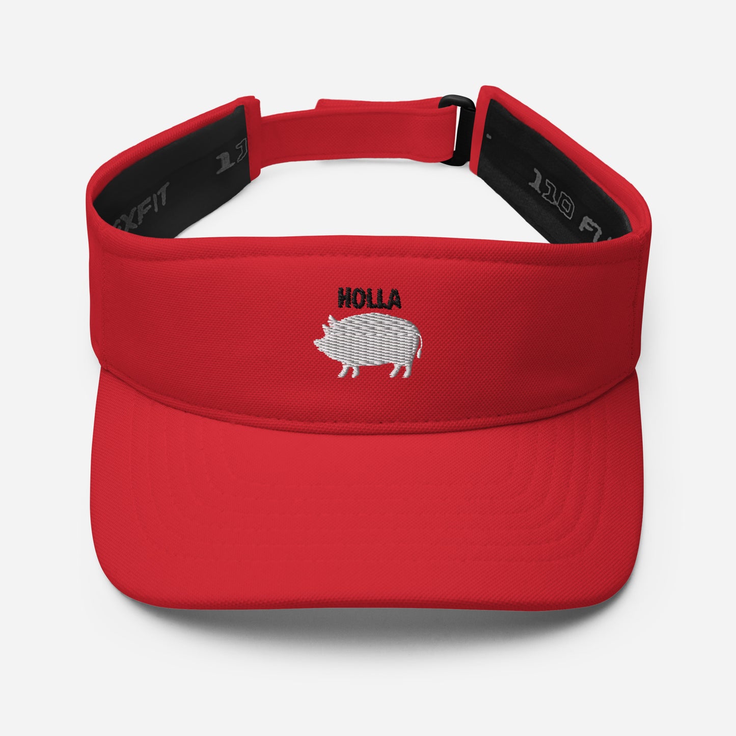 HOLLA Visor! Red Flex Fit