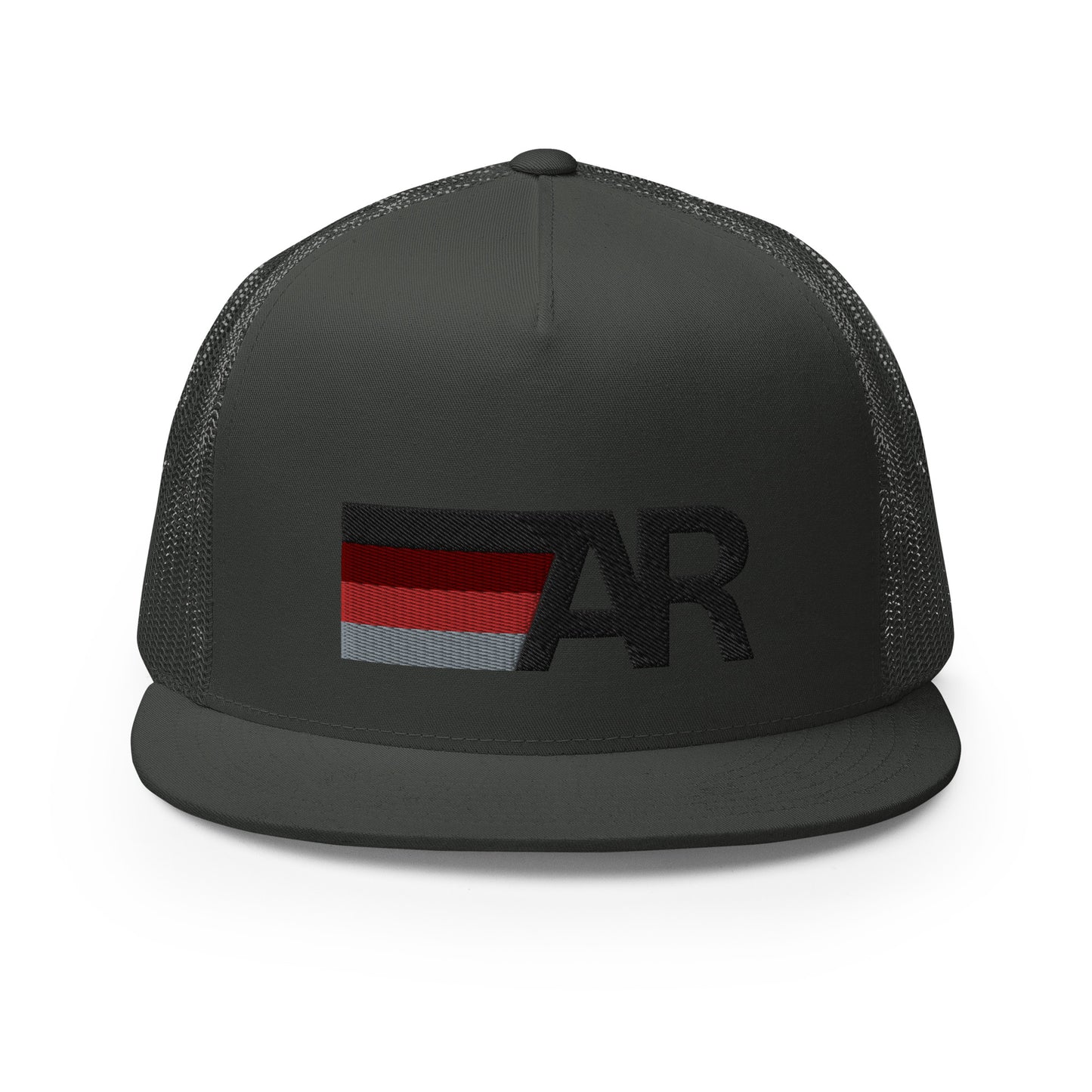 AR Striped 5 Panel Trucker Cap