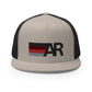 AR Striped 5 Panel Trucker Cap