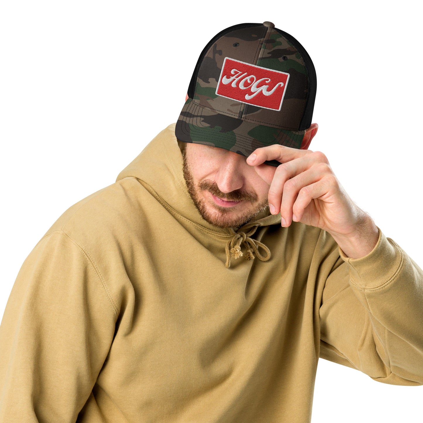 HOGS Camouflage Trucker Hat