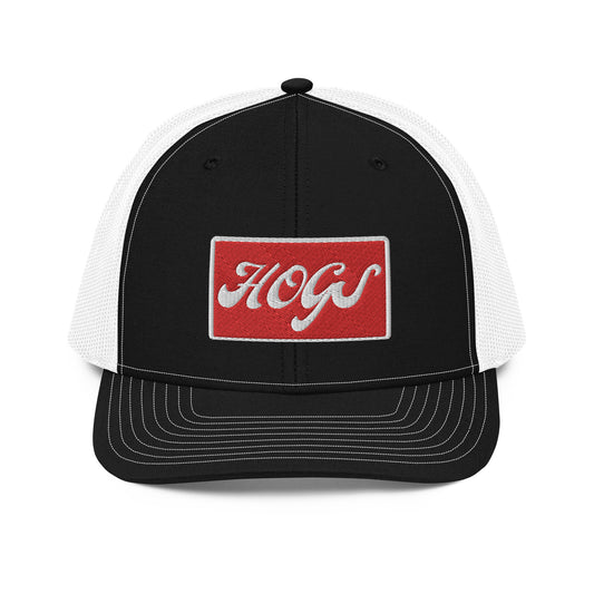 HOGS Black/White Richardson 112 Trucker Hate