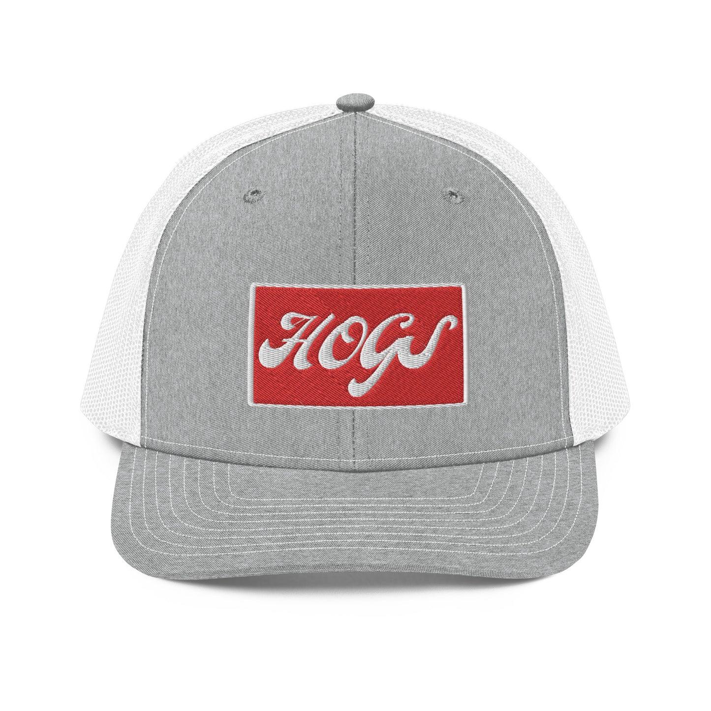 HOGS Gray/White Richardson 112 Trucker Cap