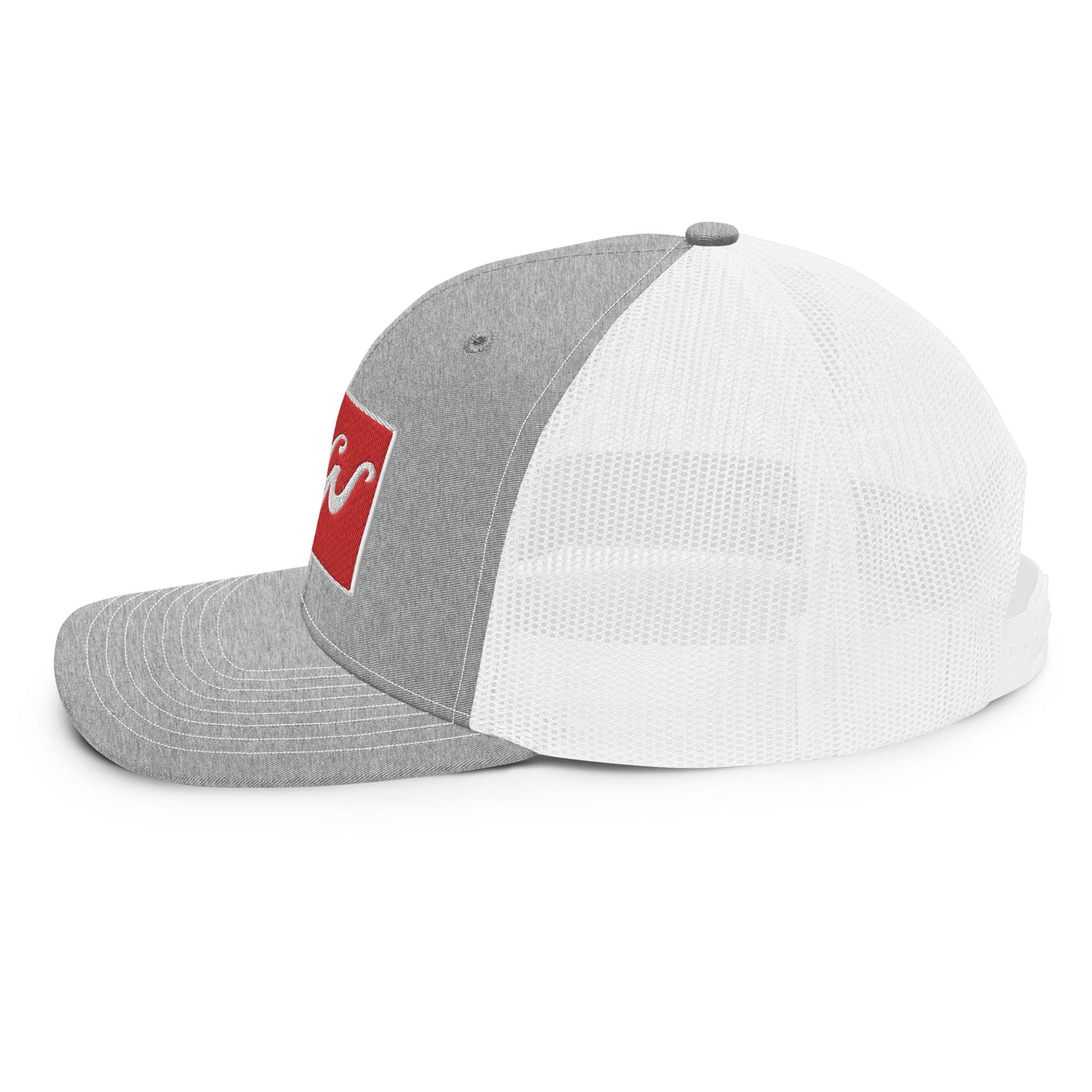 HOGS Gray/White Richardson 112 Trucker Cap
