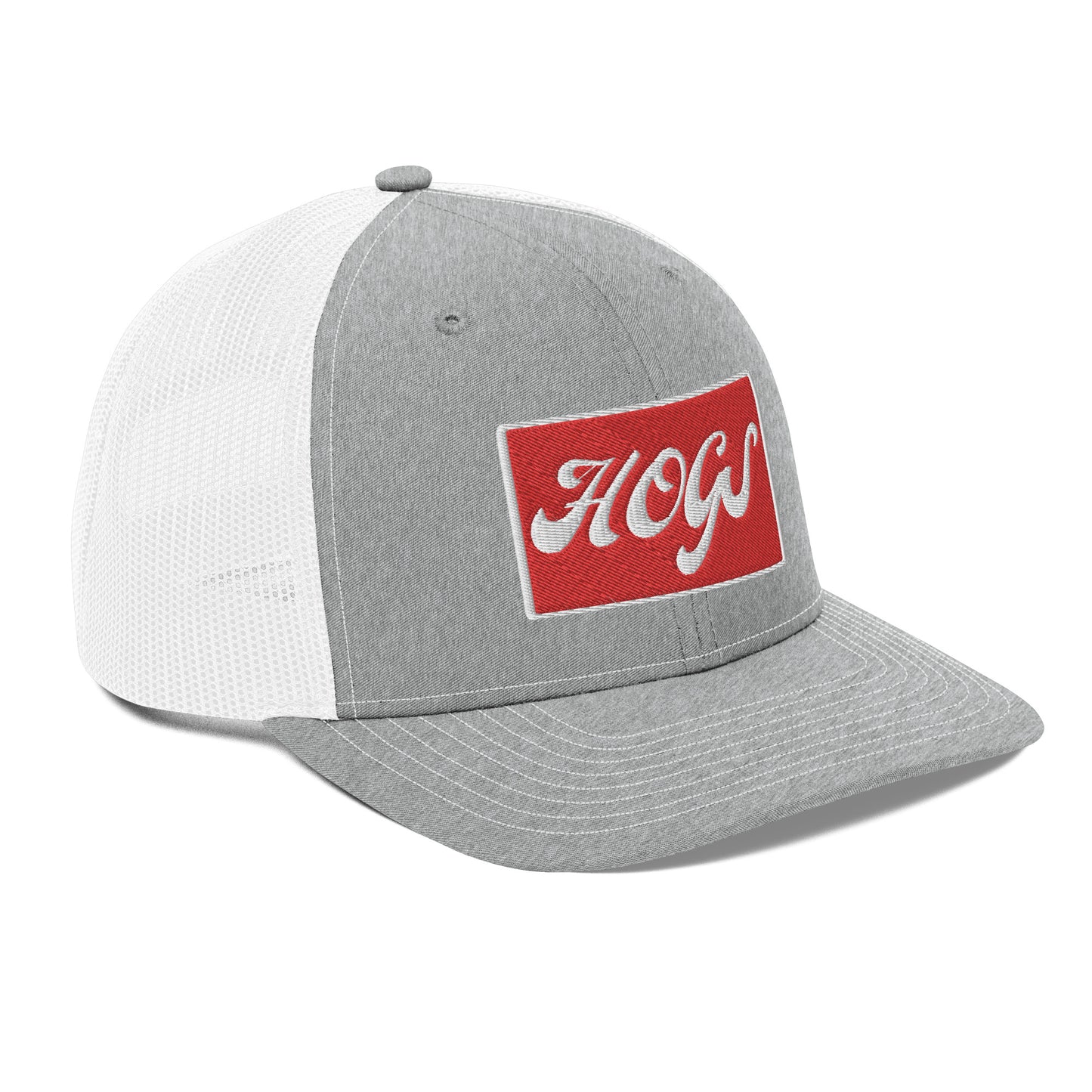 HOGS Gray/White Richardson 112 Trucker Cap