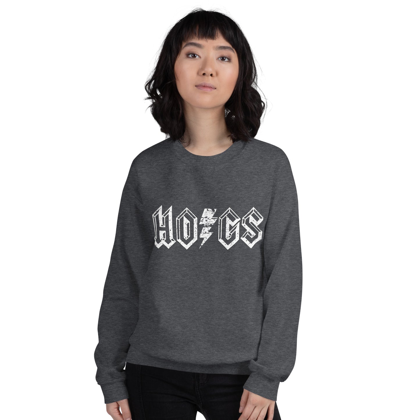 HOGS Vintage Crewneck Sweathshirt - Black, Red, Gray