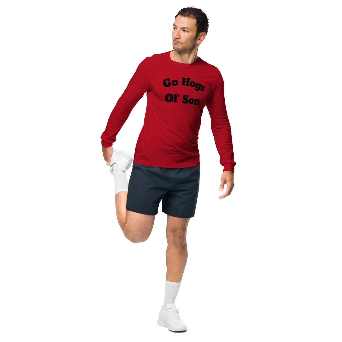 Go Hogs Ol' Son Red Unisex Long Sleeve Tee