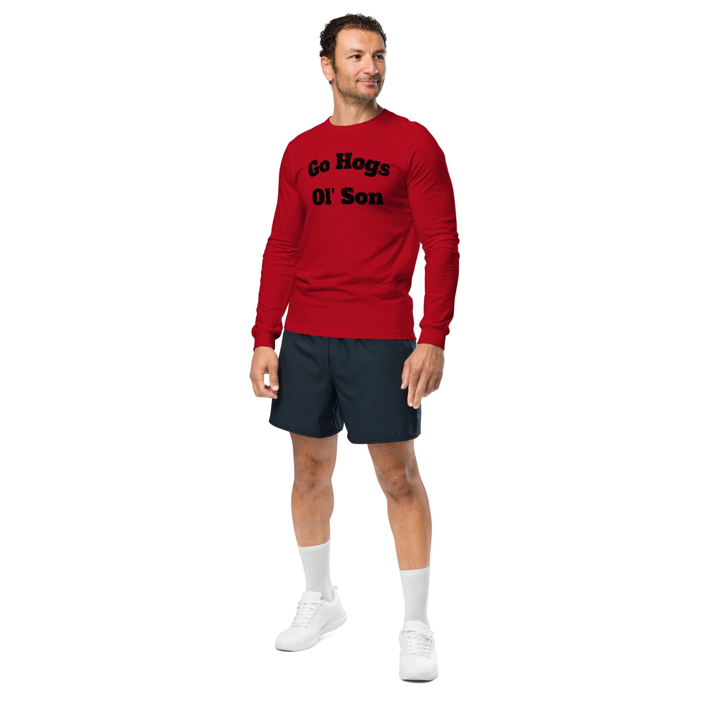 Go Hogs Ol' Son Red Unisex Long Sleeve Tee