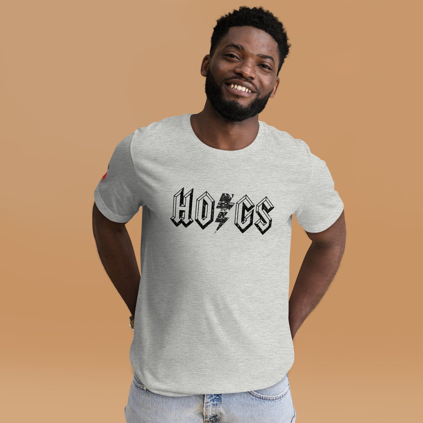 HOGS Vintage Short Sleeve Tee - Heather Gray