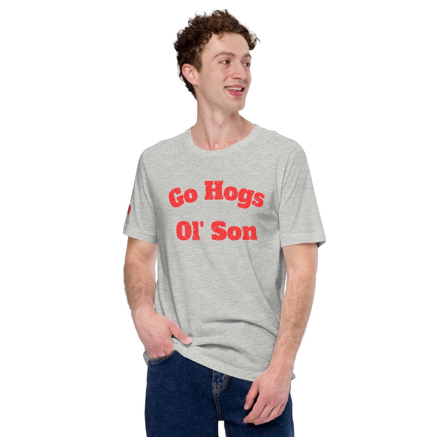 Go Hogs Ol' Son Unisex Short Sleeve Tee - Black or Heather Gray