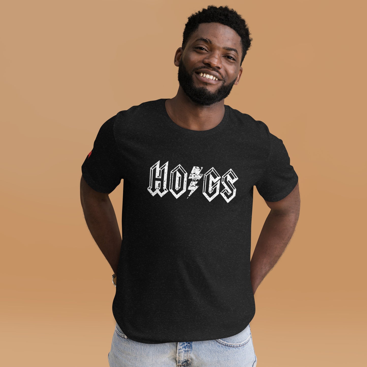 HOGS Vintage Short Sleeve Tee - Heather Black