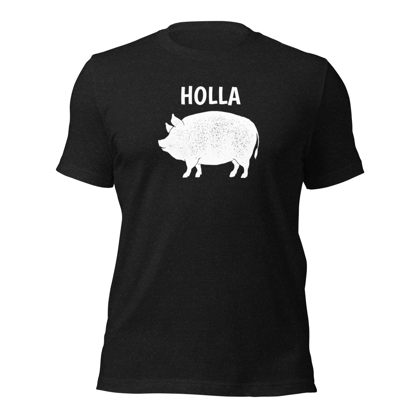 HOLLA Adult! Black or Red Unisex t-shirt