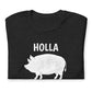 HOLLA Adult! Black or Red Unisex t-shirt