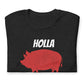 HOLLA Adult! Unisex t-shirt, Heather Black or Dark Gray