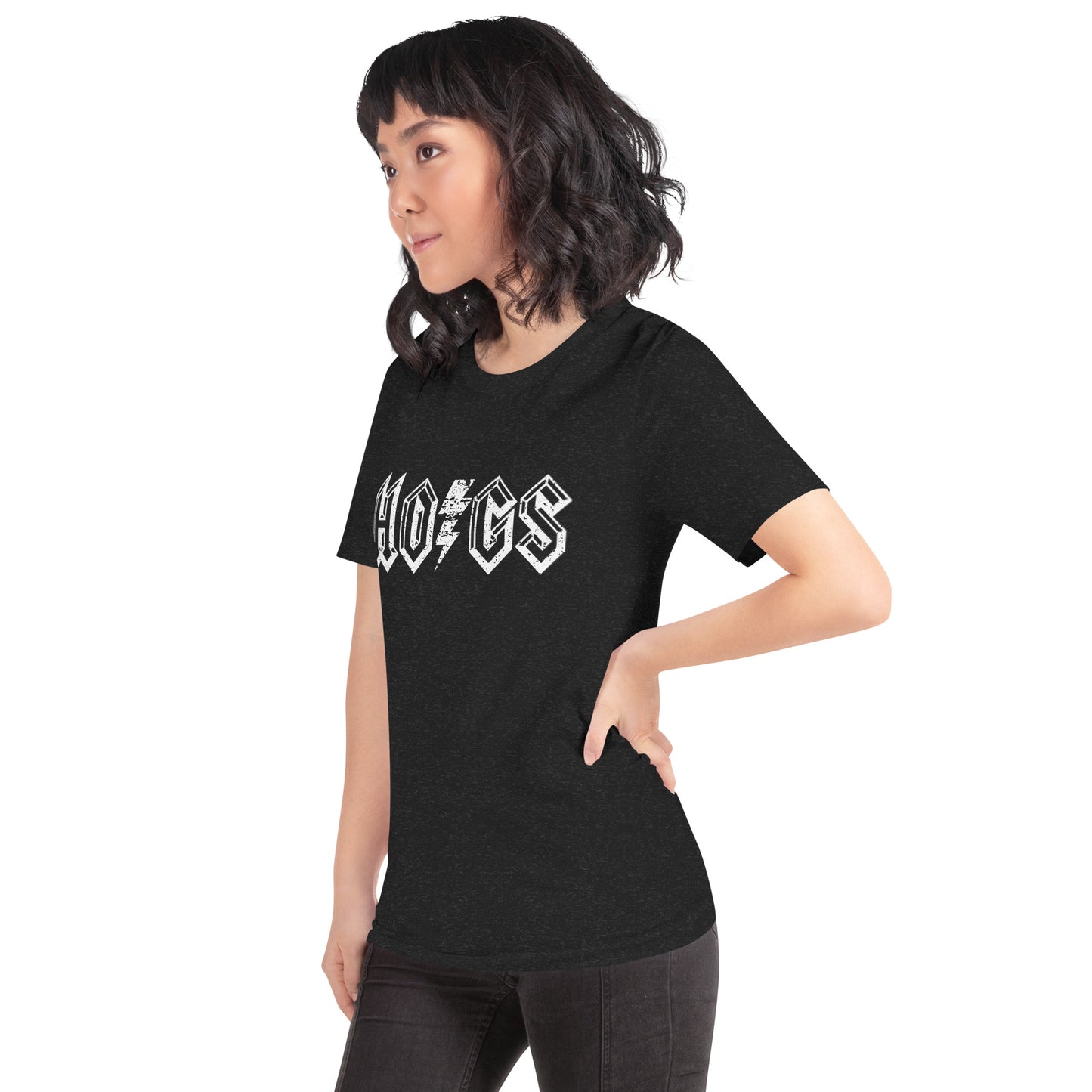 HOGS Vintage Short Sleeve Tee - Heather Black