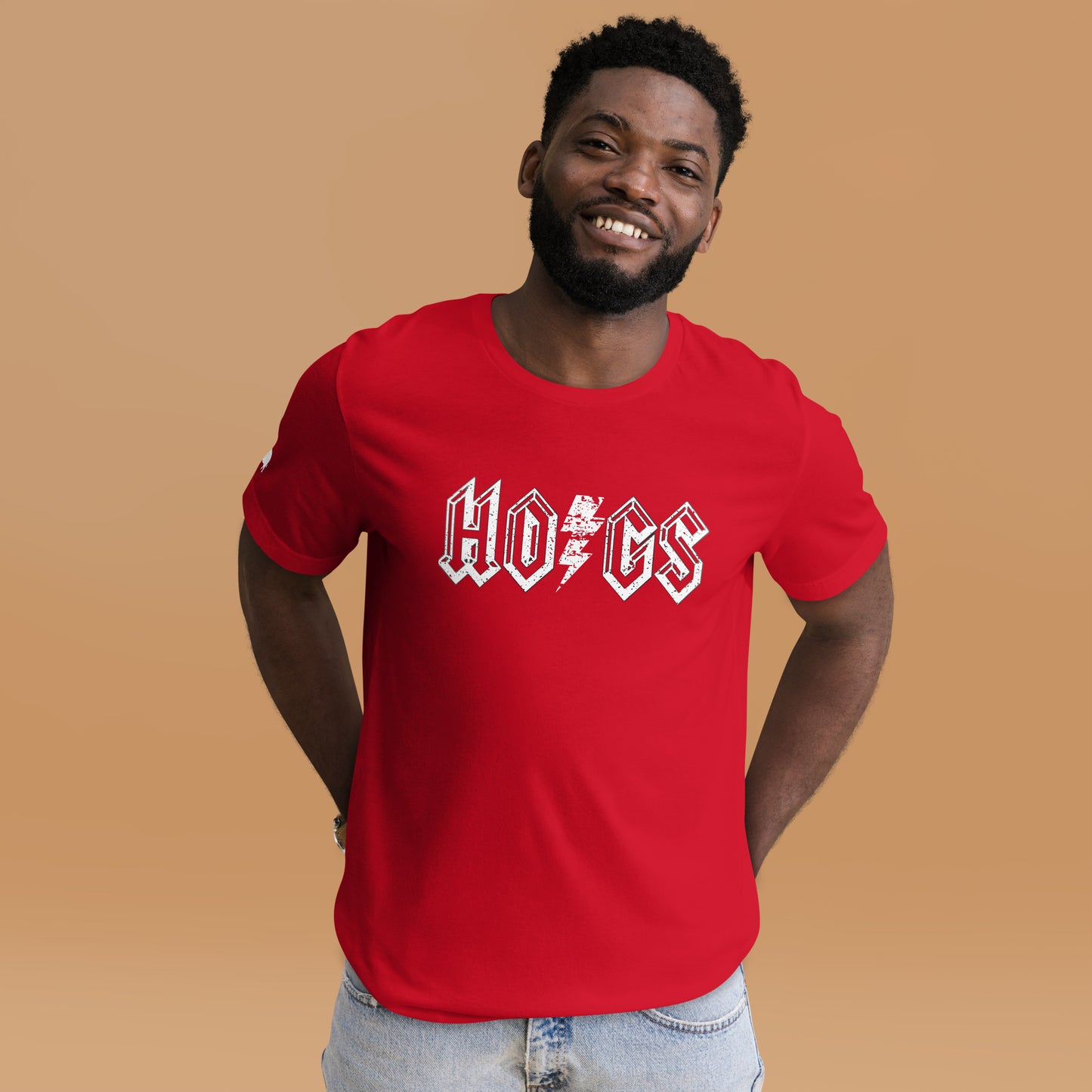 HOGS Vintage Short Sleeve Tee - Red