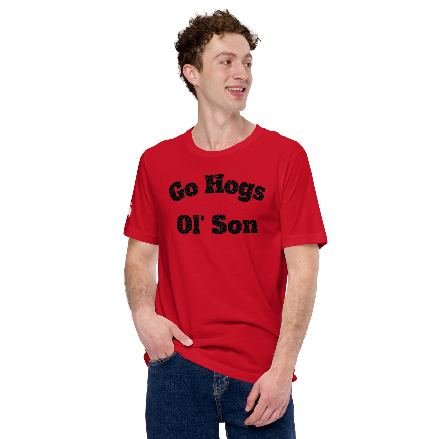 Go Hogs Ol' Son Unisex Short Sleeve Tee - Red