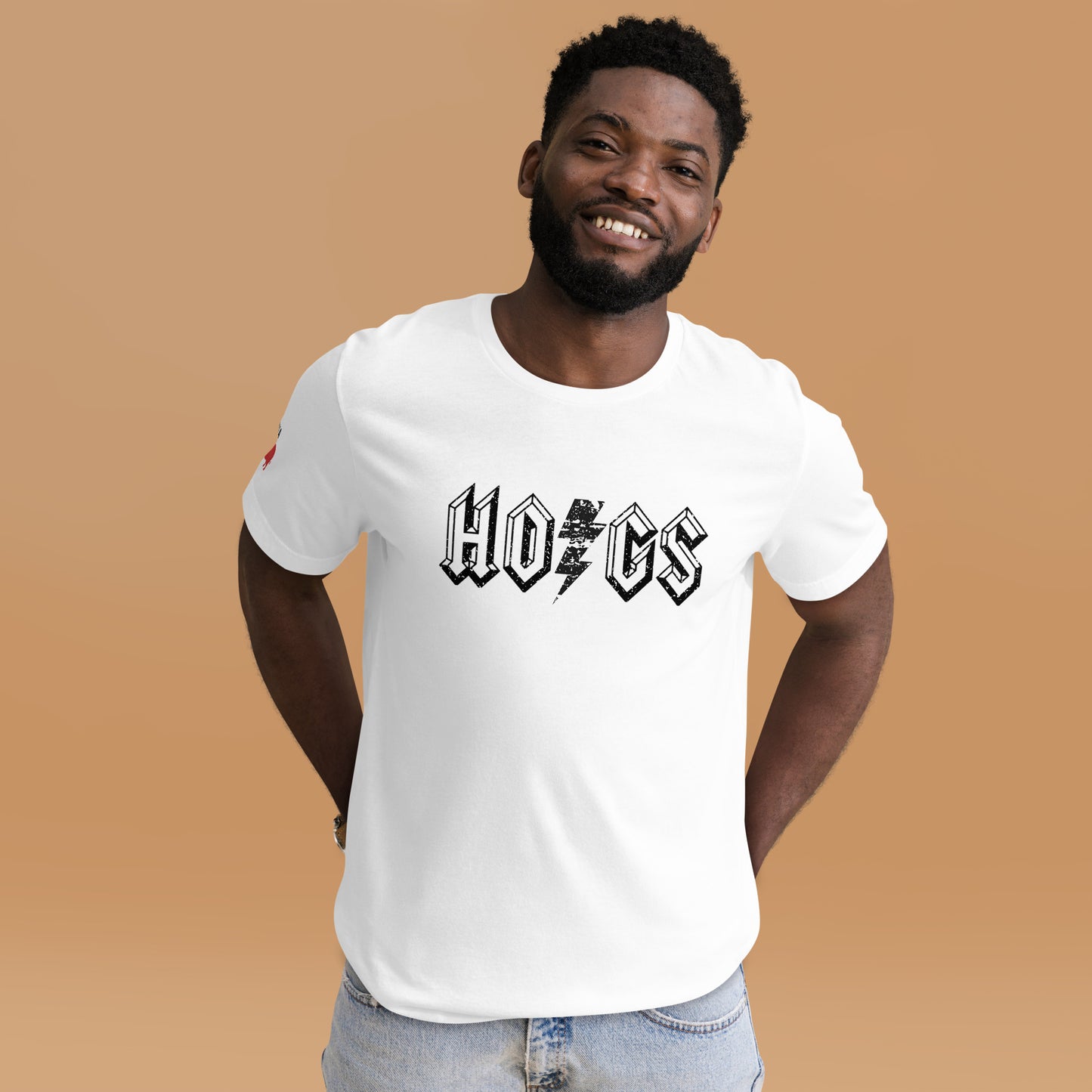 HOGS Vintage Short Sleeve Tee - White