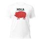 HOLLA Unisex Short Sleeve Tee, White or Athletic Heather