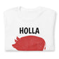 HOLLA Unisex Short Sleeve Tee, White or Athletic Heather