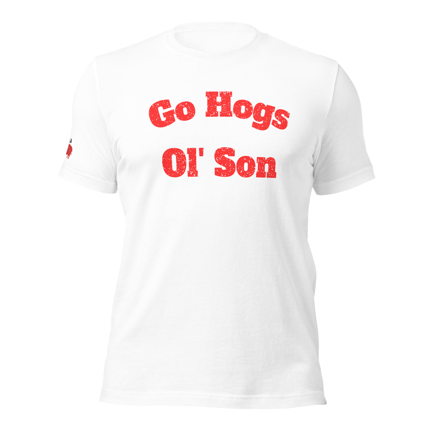 Go Hogs Ol' Son Unisex Short Sleeve Tee - White