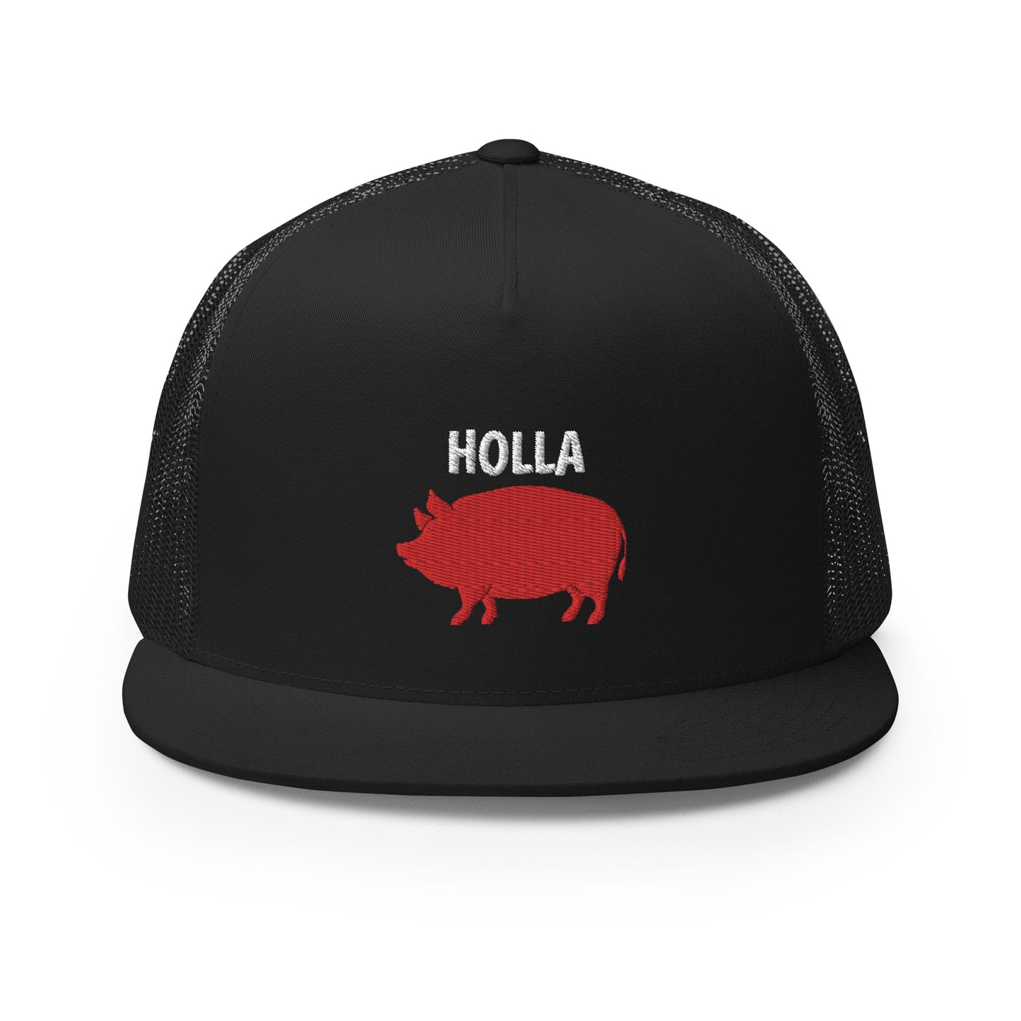 HOLLA Trucker Hats! 3 colors, Black Front, 5 Panel Trucker Cap