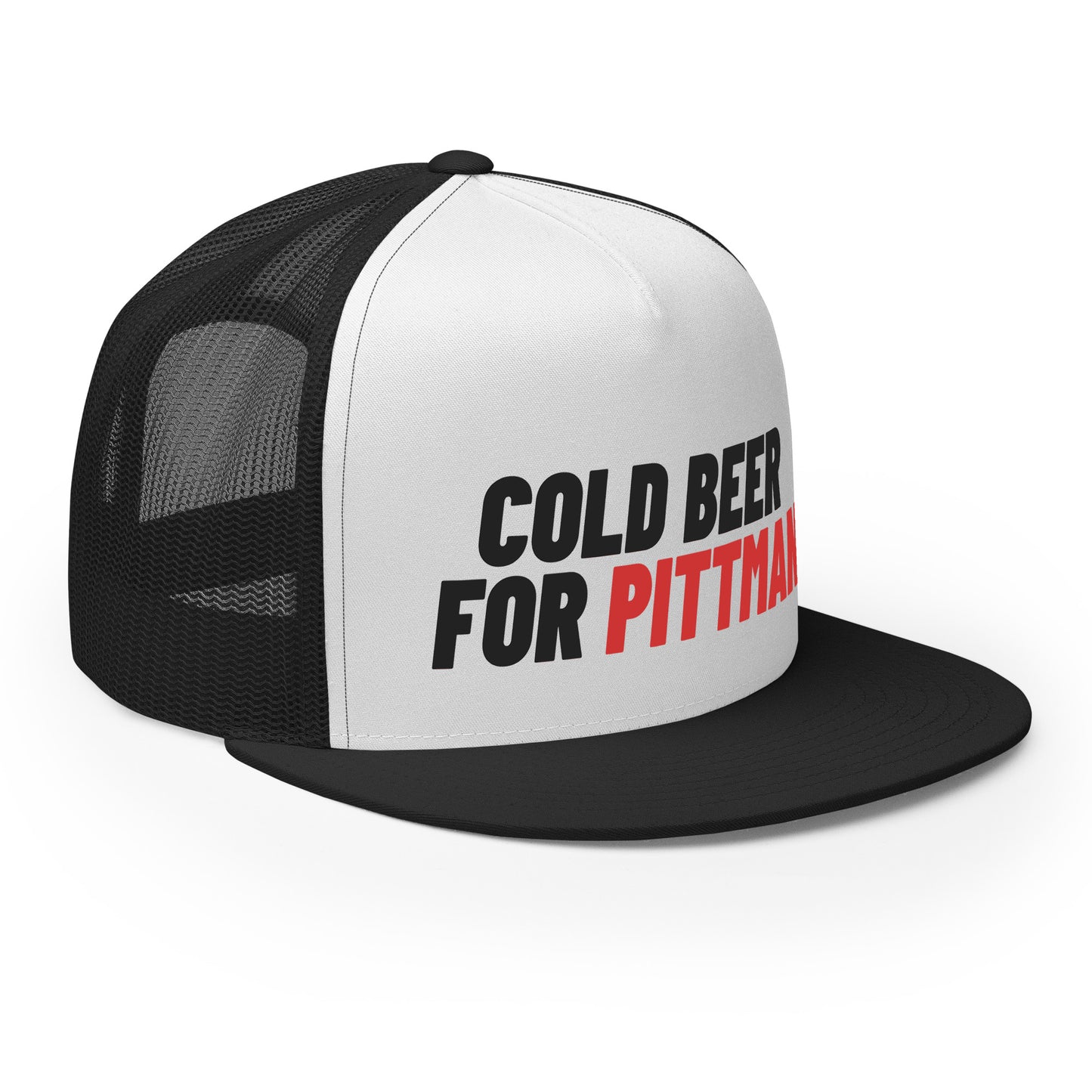 Cold Beer for Pittman, 5 Panel Trucker Cap