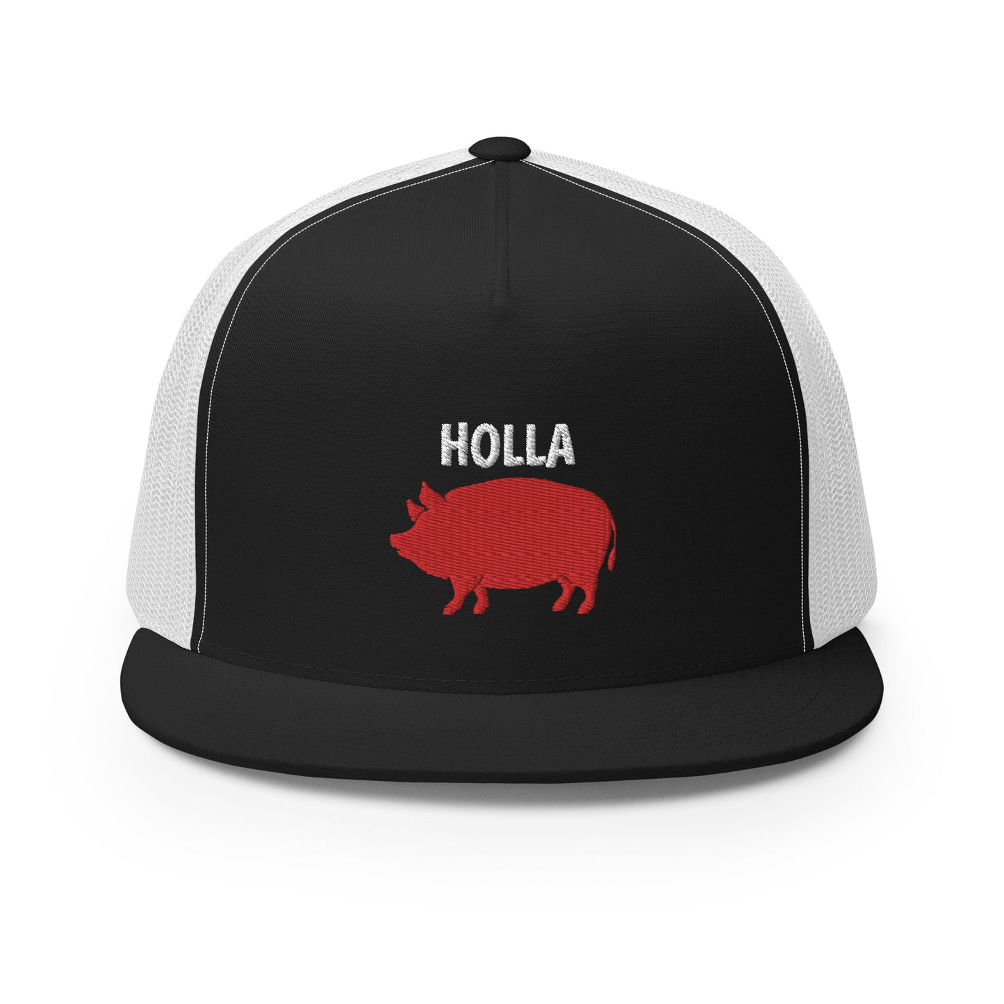 HOLLA Trucker Hats! 3 colors, Black Front, 5 Panel Trucker Cap