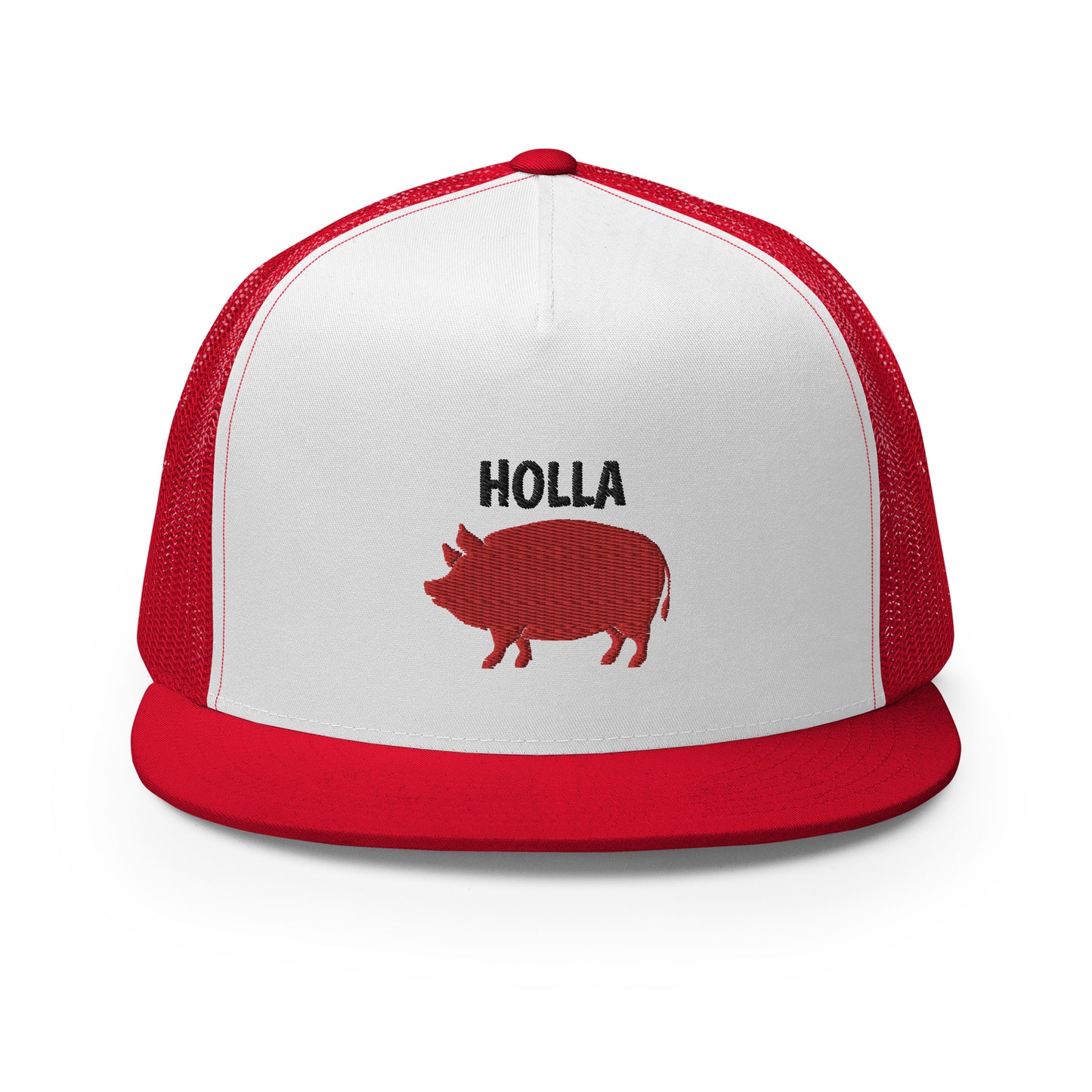 HOLLA Trucker Hats! 6 colors, White Front, 5 Panel Trucker Cap