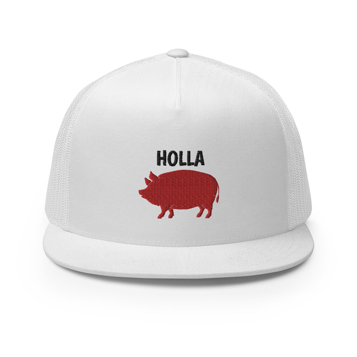 HOLLA Trucker Hats! 6 colors, White Front, 5 Panel Trucker Cap