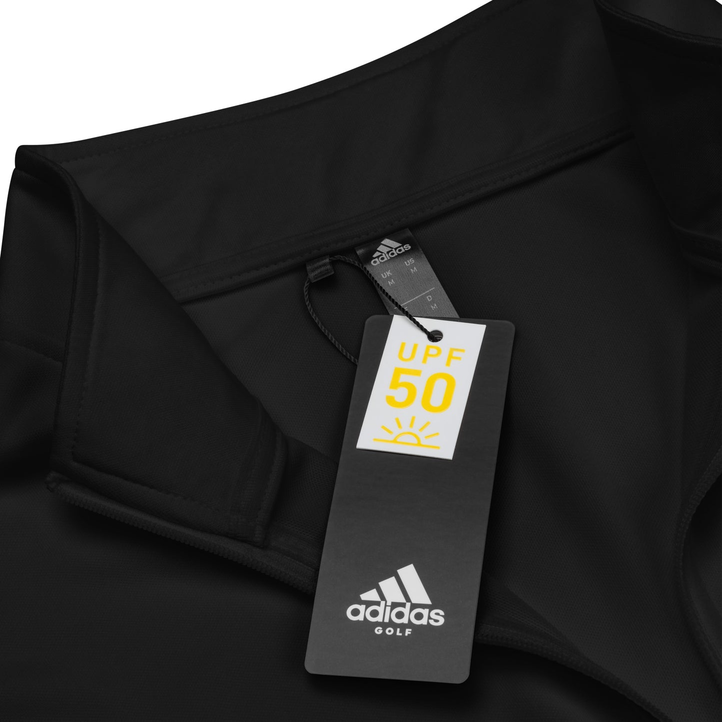 HOLLA Adult! Black Adidas Quarter zip pullover