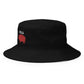 HOLLA Bucket Hat! Black 100% Cotton Twill