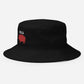 HOLLA Bucket Hat! Black 100% Cotton Twill