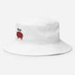 HOLLA Bucket Hat! White 100% Cotton Twill