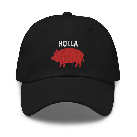 HOLLA Adjustable Baseball Cap! Black