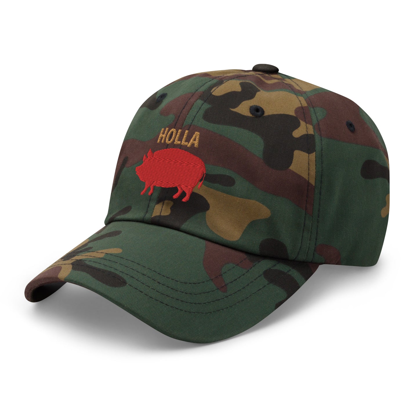 HOLLA Adjustable Baseball Cap! Camo