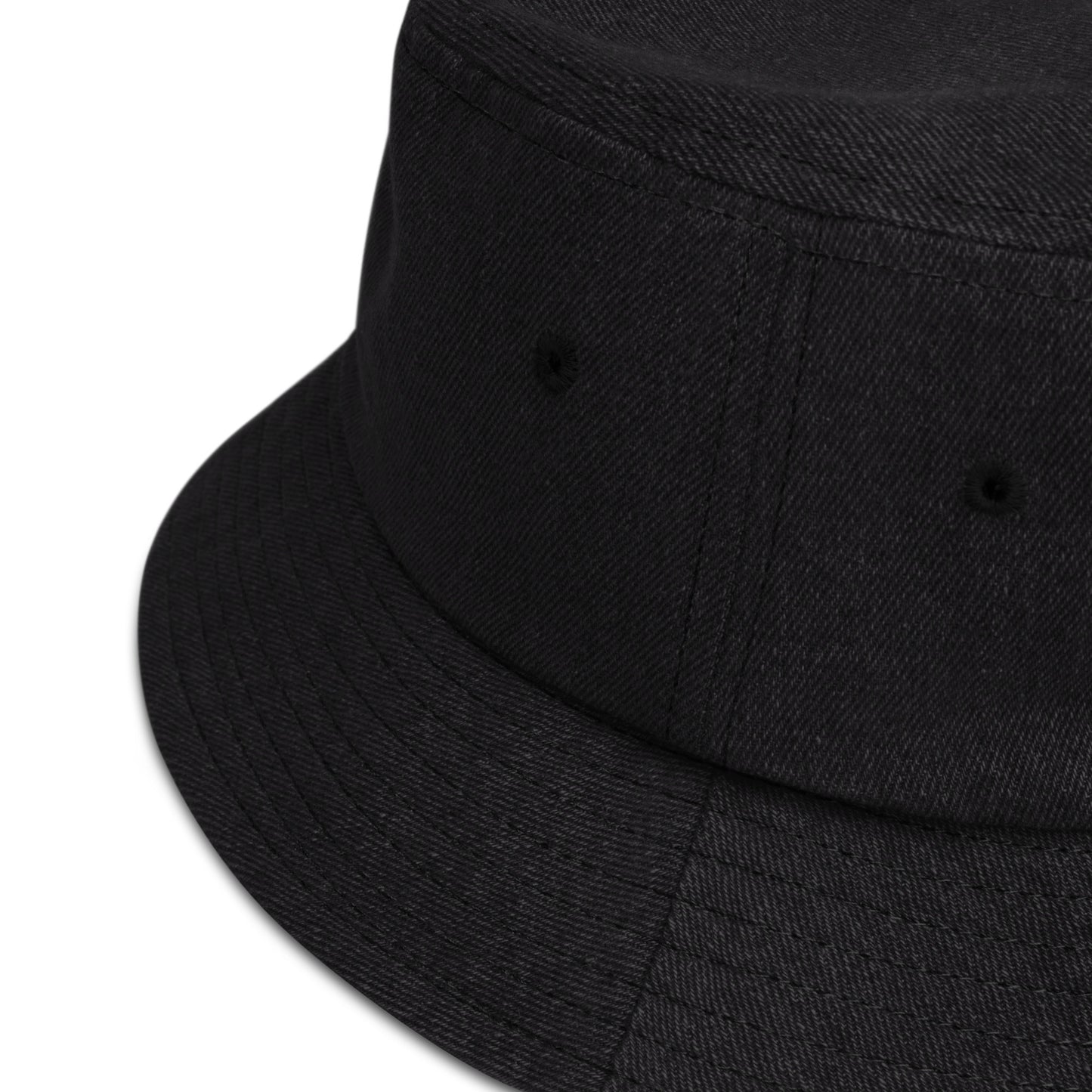 HOLLA Bucket Hats! Black Denim