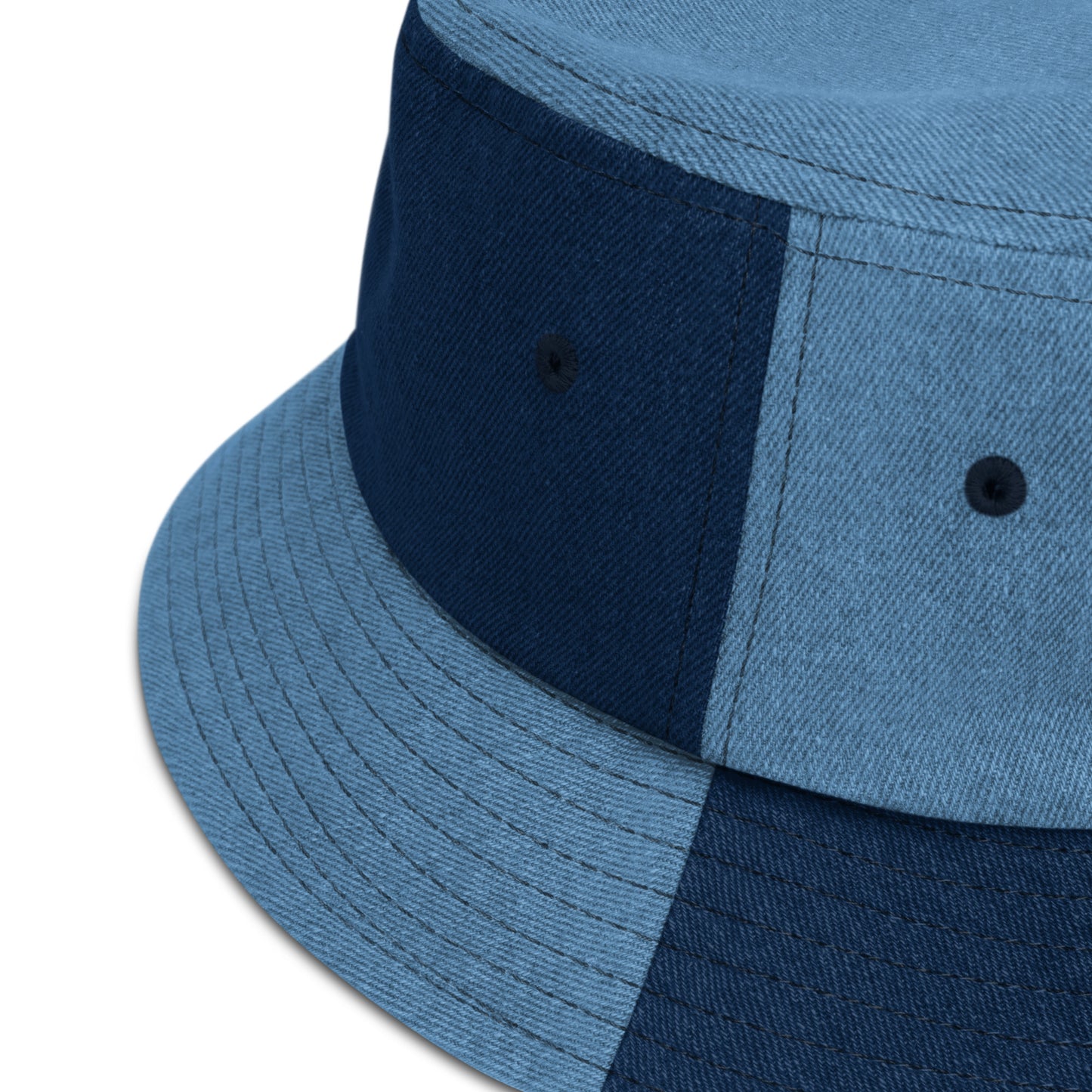 HOLLA Bucket Hats! Two Tone Denim