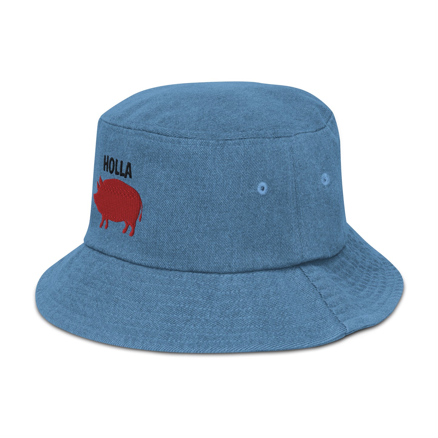 HOLLA Bucket Hats! Light Denim