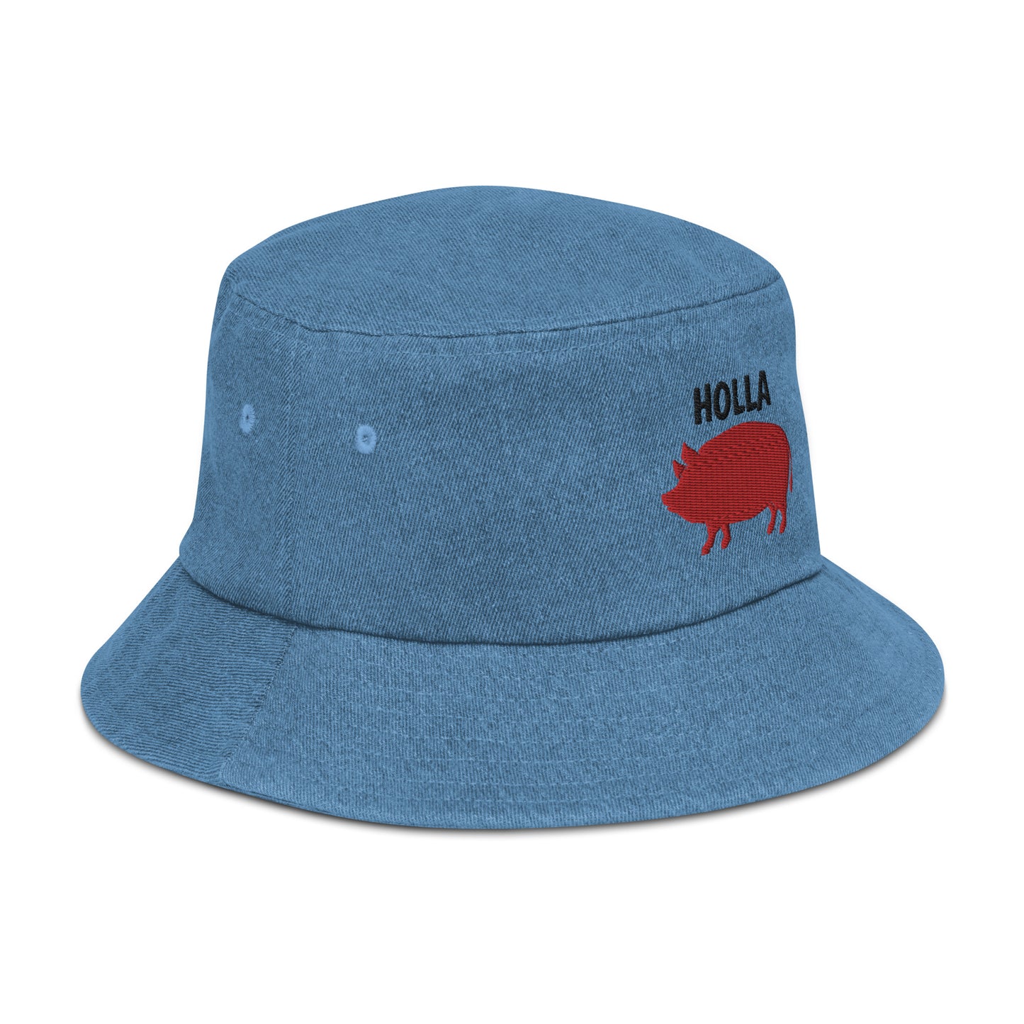 HOLLA Bucket Hats! Light Denim