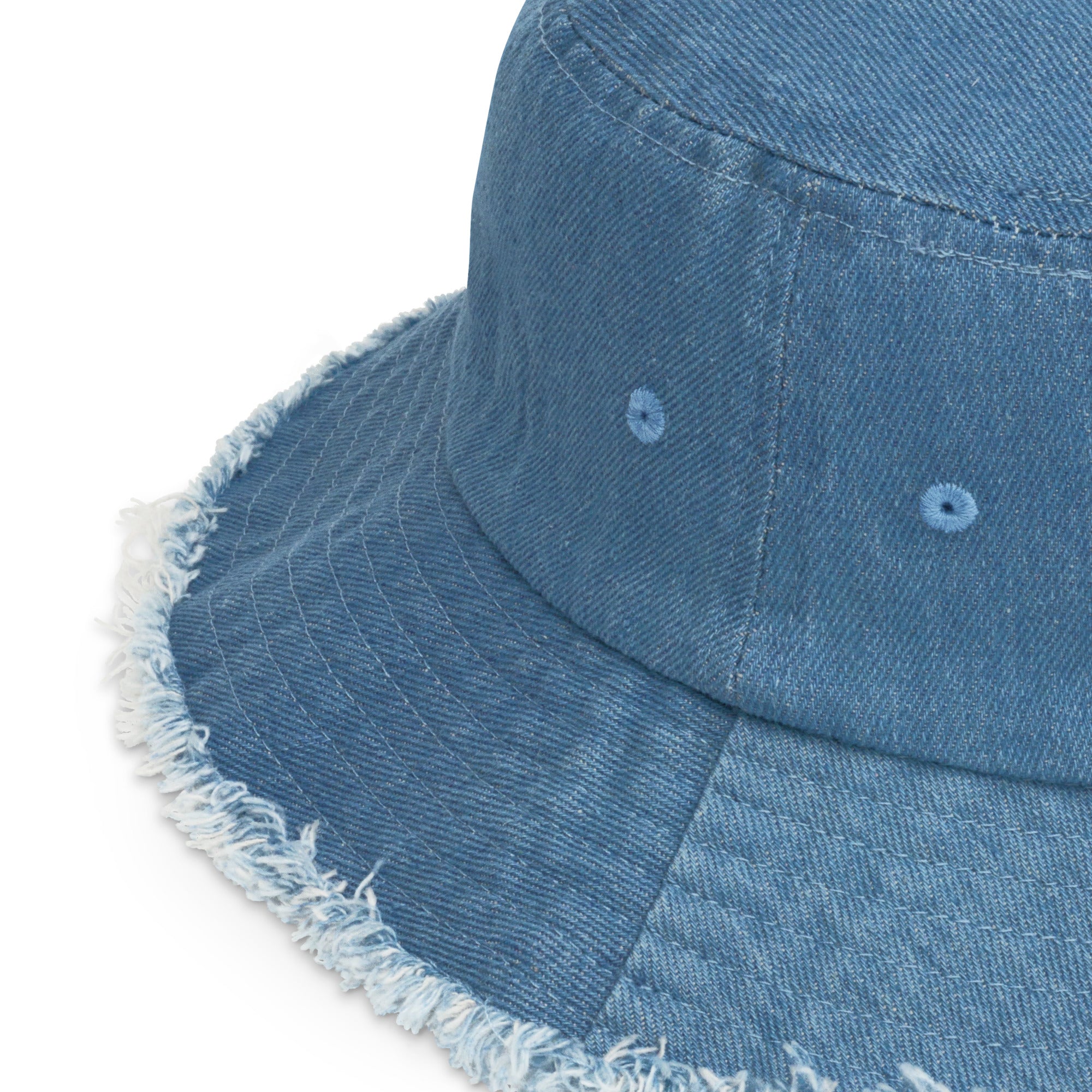 Light denim bucket sales hat