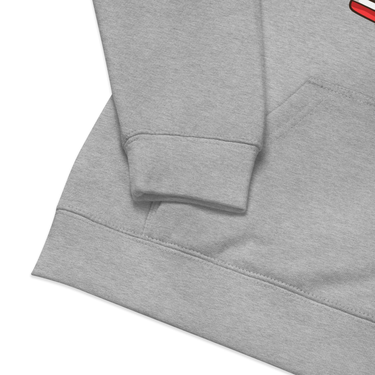 Arkansas Basketball White & Heather Gray Kids fleece hoodie