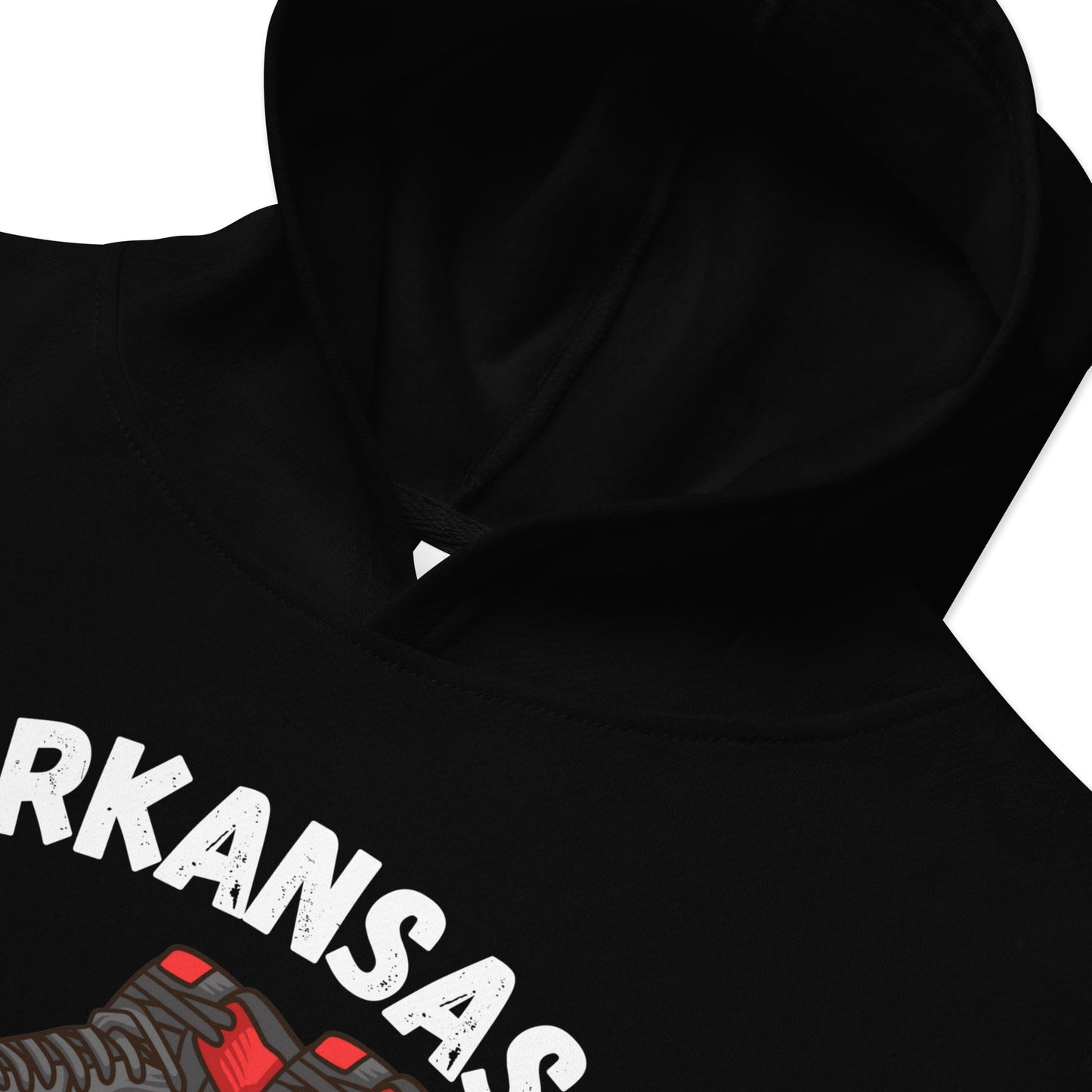 Arkansas Basketball Black Kids fleece hoodie