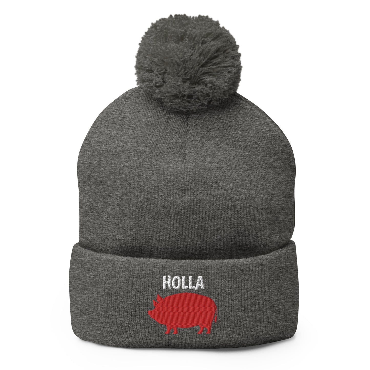 HOLLA Beanies! 4 Colors, Pom-Pom Beanie