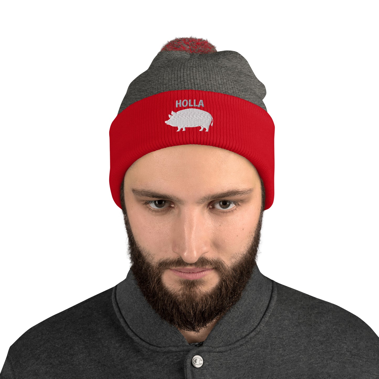 HOLLA Beanies! 2 colors, Pom-Pom Beanie