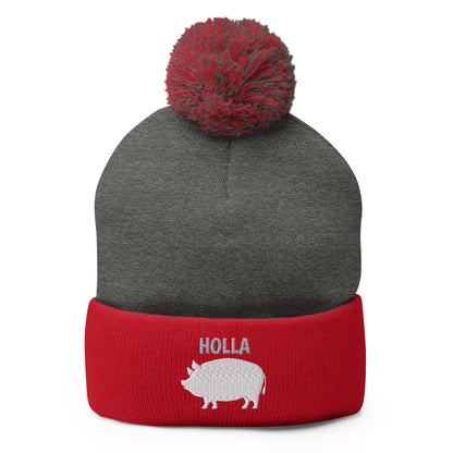 HOLLA Beanies! 2 colors, Pom-Pom Beanie