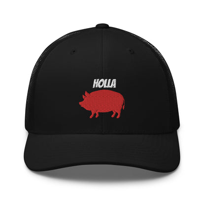 HOLLA Trucker Hats! 2 Colors, Retro Trucker Cap